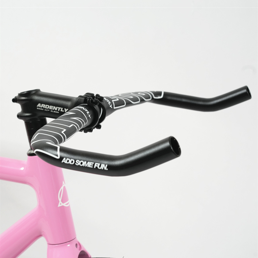 Cycling Gear Black - Ardently Bullhorn Handlebar Fixed Gear Bike