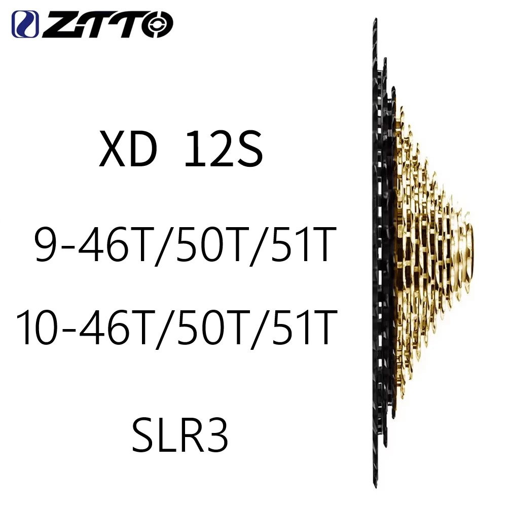Cycling Gear Black - ZTTO XD 12S Cassette Super Light