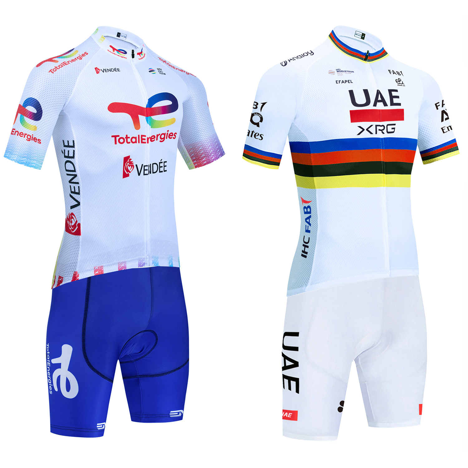 Cycling Gear Ladies - New UAE Cycling Jersey White TOTAL