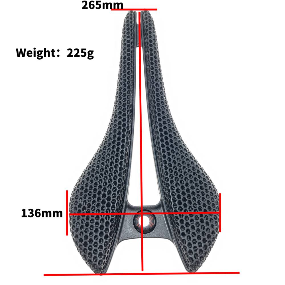 NEW 3D Printed Bike Saddle Ult - Carbon Fiber Saddle reseña y precio
