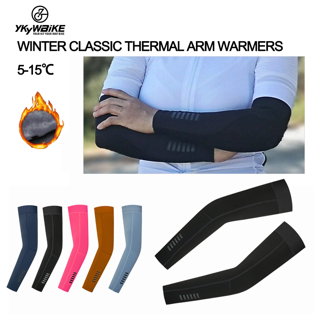 YKYWBIKE  Winter Fleece Warm A - Cycling Arm Warmers reseña y precio