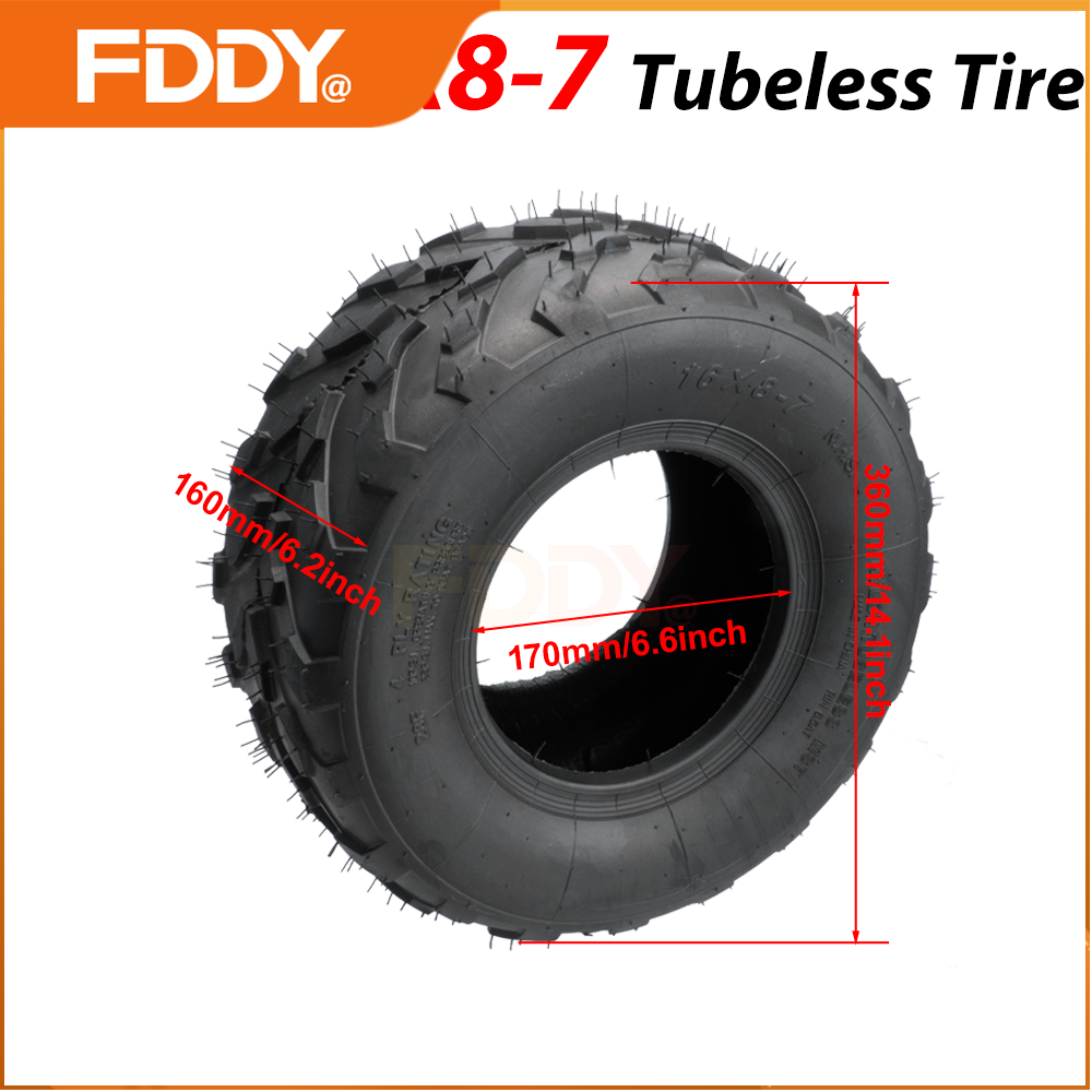 FDDY 16x8-7 Off-road Vacuum Ty - Road Bike Tire reseña y precio