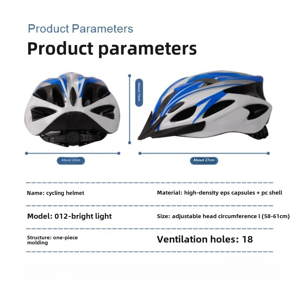 Bicycle Adult Helmet Safe Comf - Cycling Gear Helmet reseña y precio