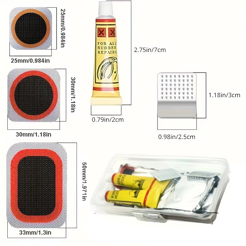 39pcs Bike Tire Repair Kit - B - Road Bike Tire reseña y precio