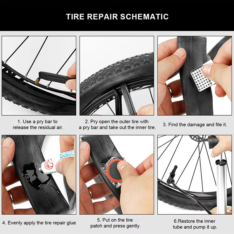 39pcs Bike Tire Repair Kit - B - Road Bike Tire reseña y precio