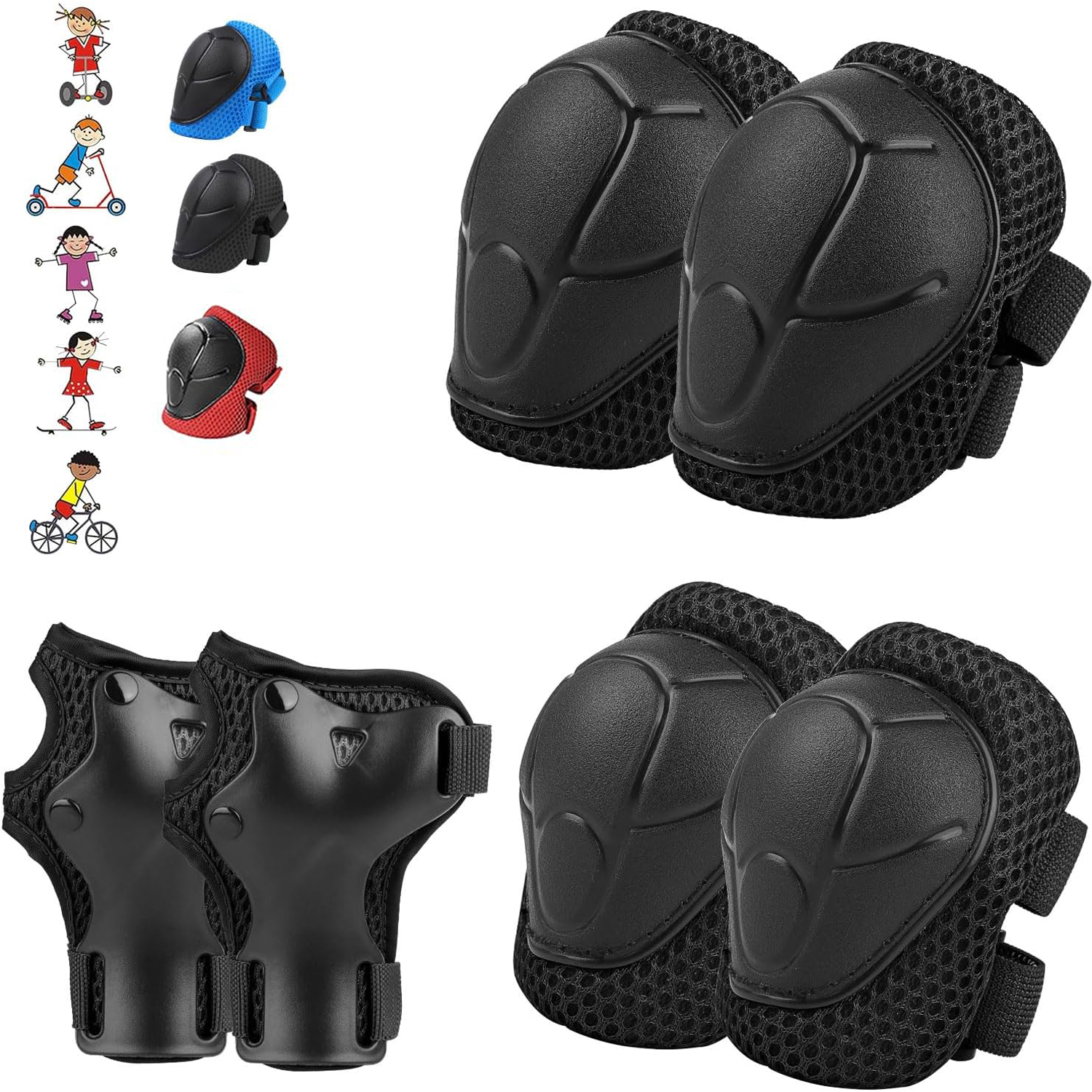 6PCS Kids Protective Gear Set  - Cycling Gear Of The Year reseña y precio