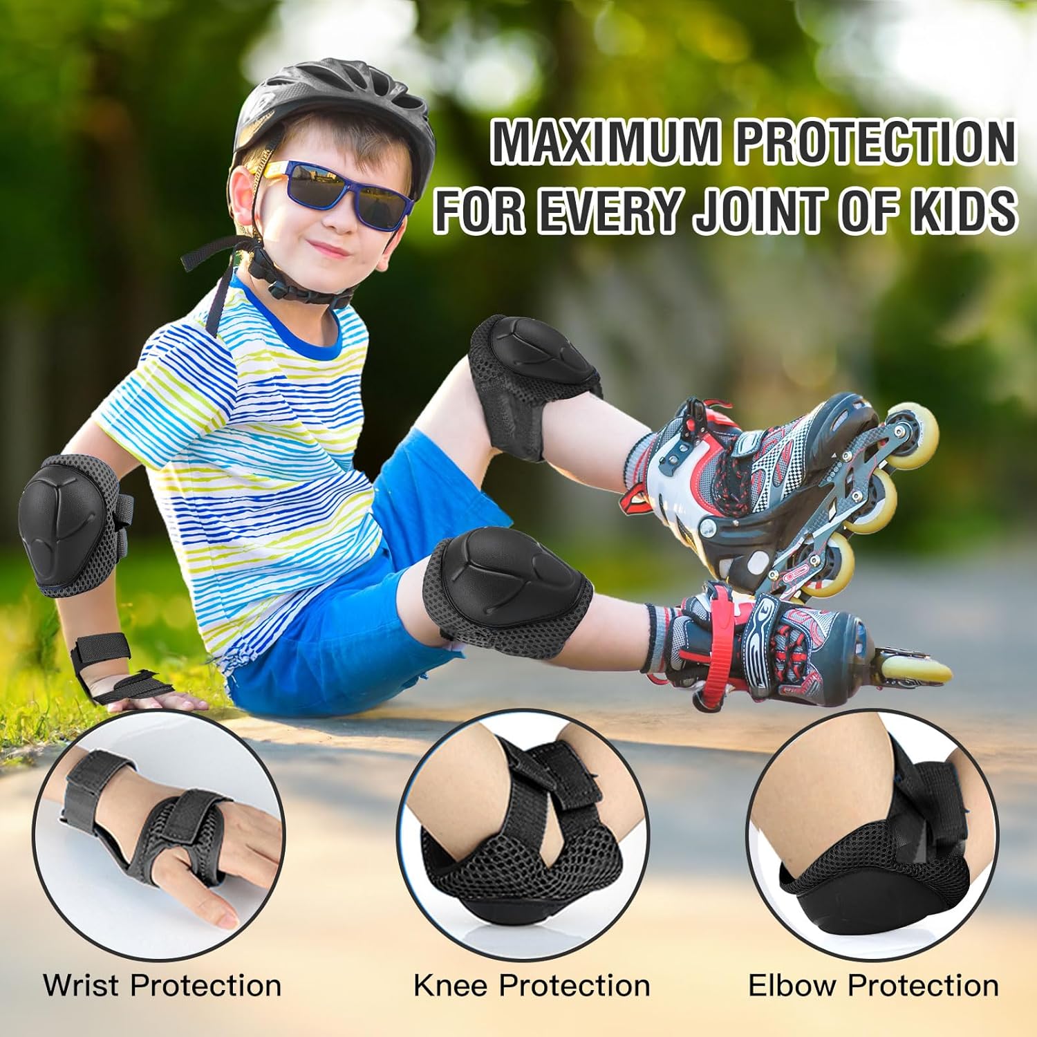 6PCS Kids Protective Gear Set  - Cycling Gear Of The Year reseña y precio