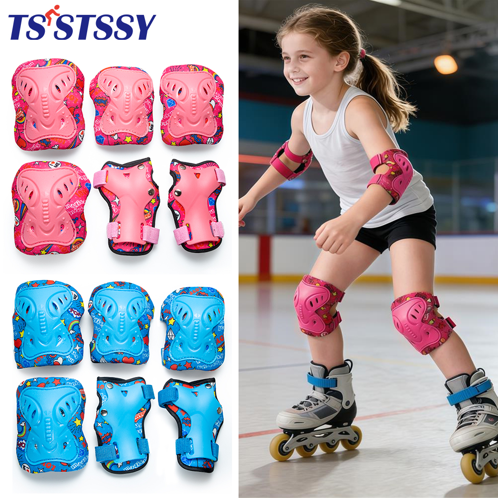 6Pcs/Set 3-12 Years Kids Prote - Cycling Gear Of The Year reseña y precio
