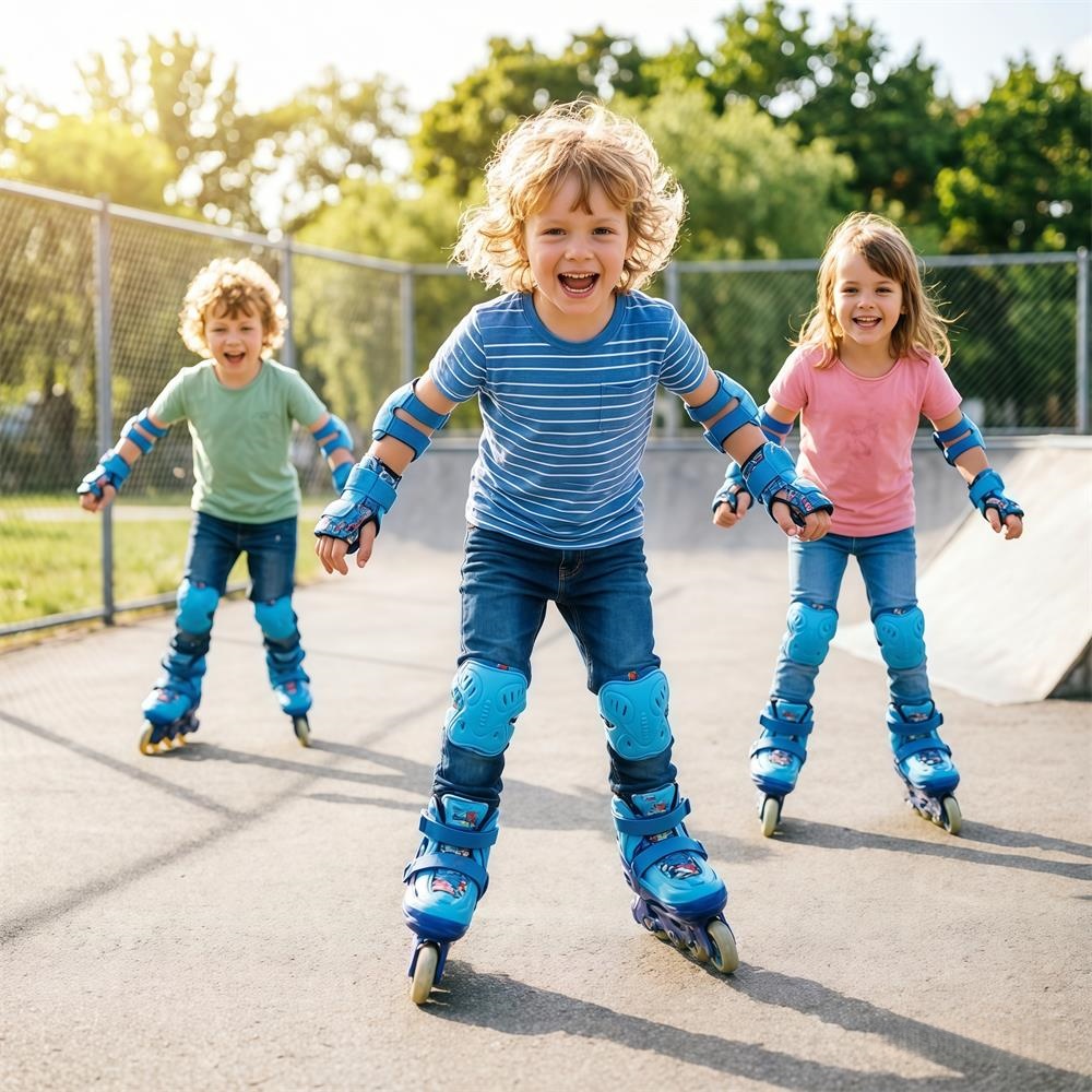 6Pcs/Set 3-12 Years Kids Prote - Cycling Gear Of The Year reseña y precio