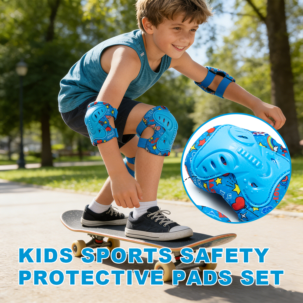 6Pcs/Set 3-12 Years Kids Prote - Cycling Gear Of The Year reseña y precio