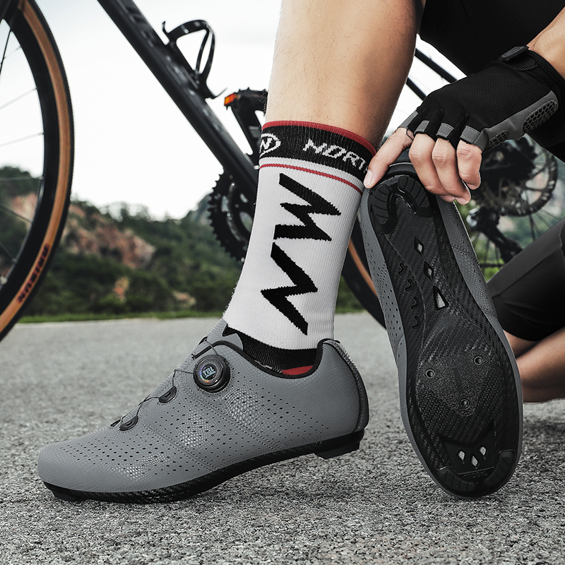 Road Cycling Shoes Men Gray T8 - Road Bike Cleats reseña y precio