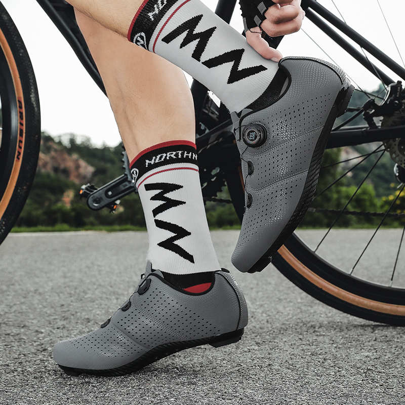 Road Cycling Shoes Men Gray T8 - Road Bike Cleats reseña y precio