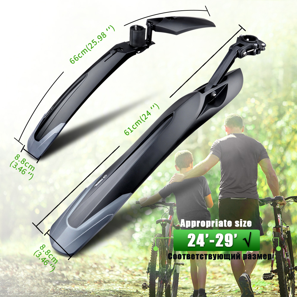 RBRL MTB Bicycle Mudguard Quic - Bike Fender Set reseña y precio