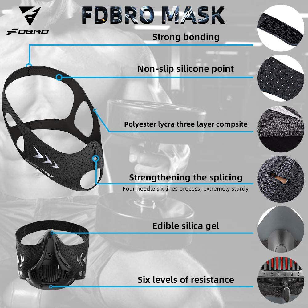 Training Mask Black M Size, 6  - Cycling Gear Black reseña y precio