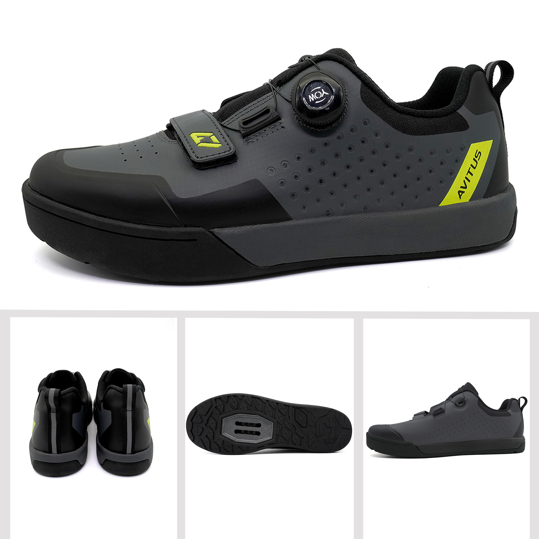 AVITUS Men MTB Shoe with 2-Bol - Road Bike Cleats reseña y precio