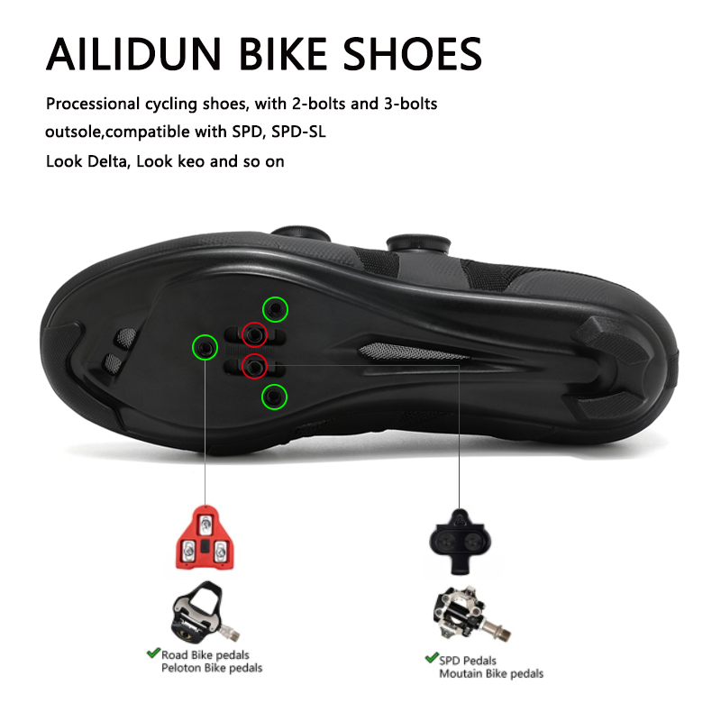 Speed Cycling Sneakers Road Bi - Road Bike Cleats reseña y precio