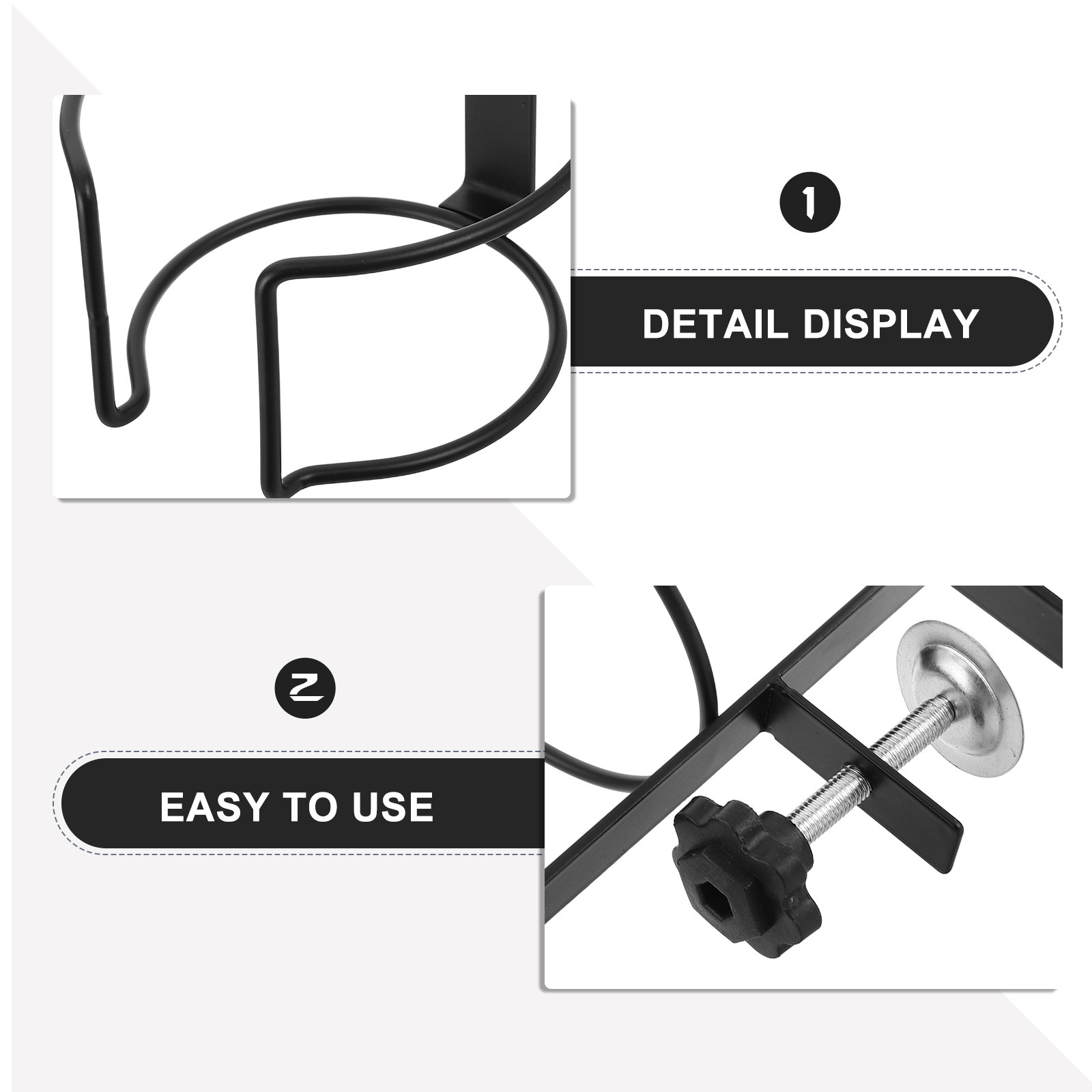 Desk Cup Holder Clamp Black -  - Water Bottle Holder reseña y precio