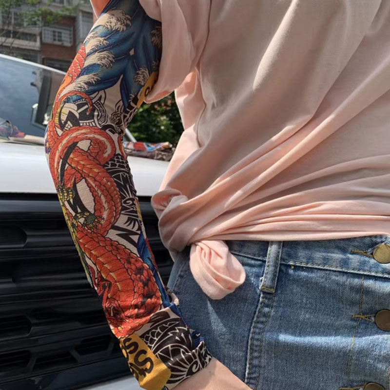 6 PCS Tattoo Sleeves Unisex Su - Cycling Arm Warmers reseña y precio