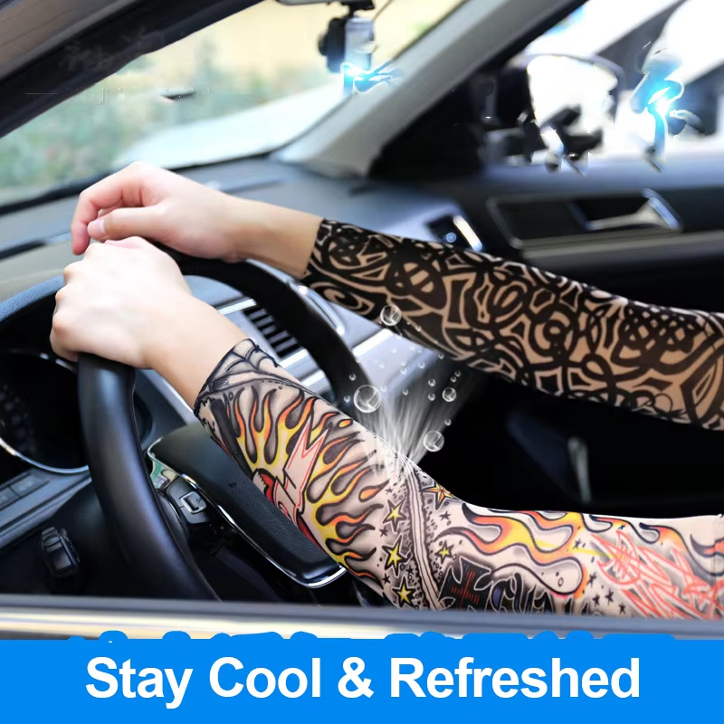 6 PCS Tattoo Sleeves Unisex Su - Cycling Arm Warmers reseña y precio