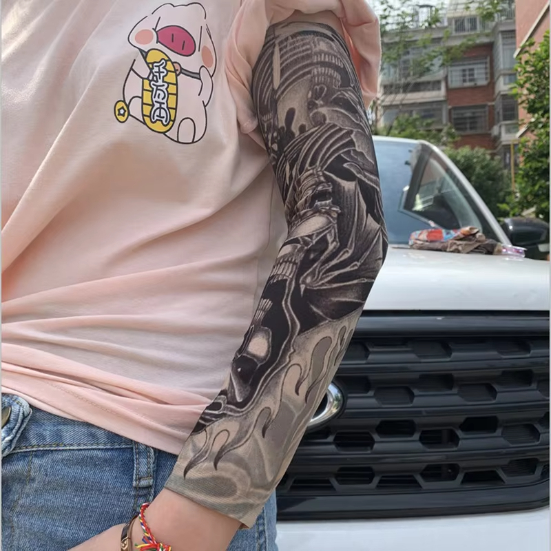 6 PCS Tattoo Sleeves Unisex Su - Cycling Arm Warmers reseña y precio