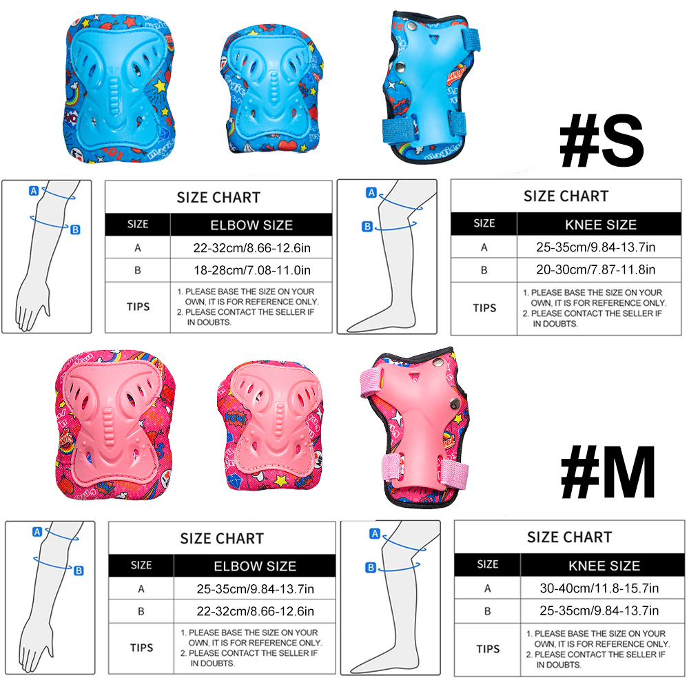 6 in 1 Kids 3-10 Years Knee Pa - Cycling Gear Of The Year reseña y precio