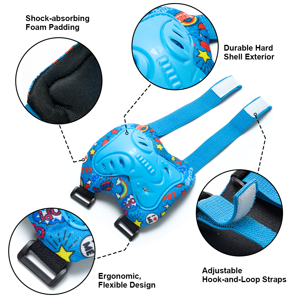 6 in 1 Kids 3-10 Years Knee Pa - Cycling Gear Of The Year reseña y precio