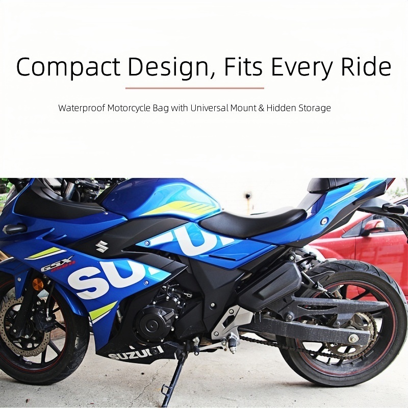 Motorcycle & Bike Side Bag | E - Carbon Fiber Saddle reseña y precio