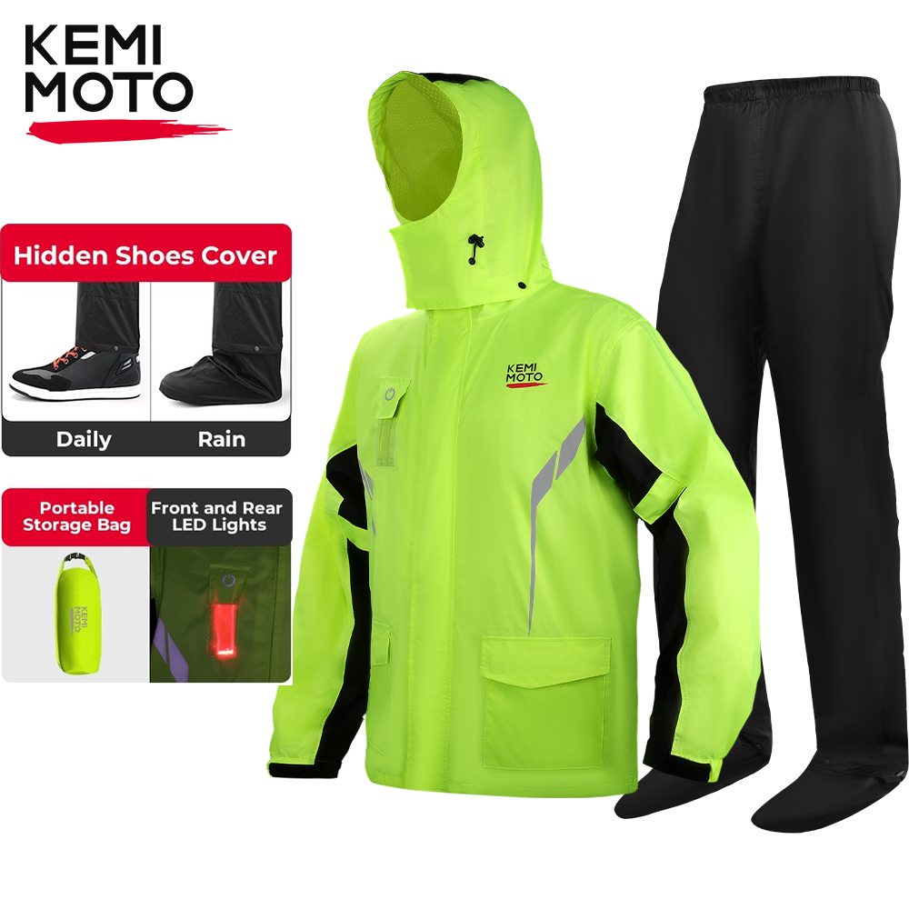 KEMIMOTO Unisex Waterproof Rai - Cycling Gear Black reseña y precio