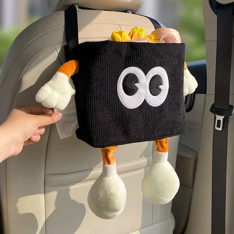 Car Trash Can Bin Cartoon Eye  - Water Bottle Holder reseña y precio