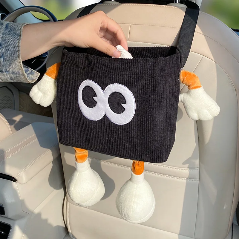 Car Trash Can Bin Cartoon Eye  - Water Bottle Holder reseña y precio