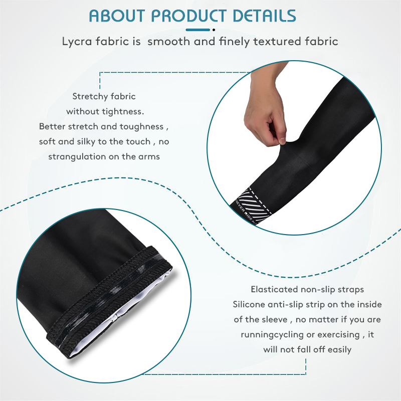 Cycling Arm Sleeves Mangas De  - Cycling Arm Warmers reseña y precio