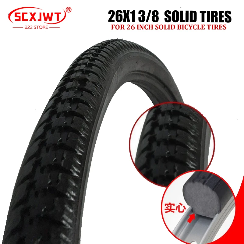 26inch 26*1 3/8 Bicycle Tubele - Cycling Gear Black reseña y precio