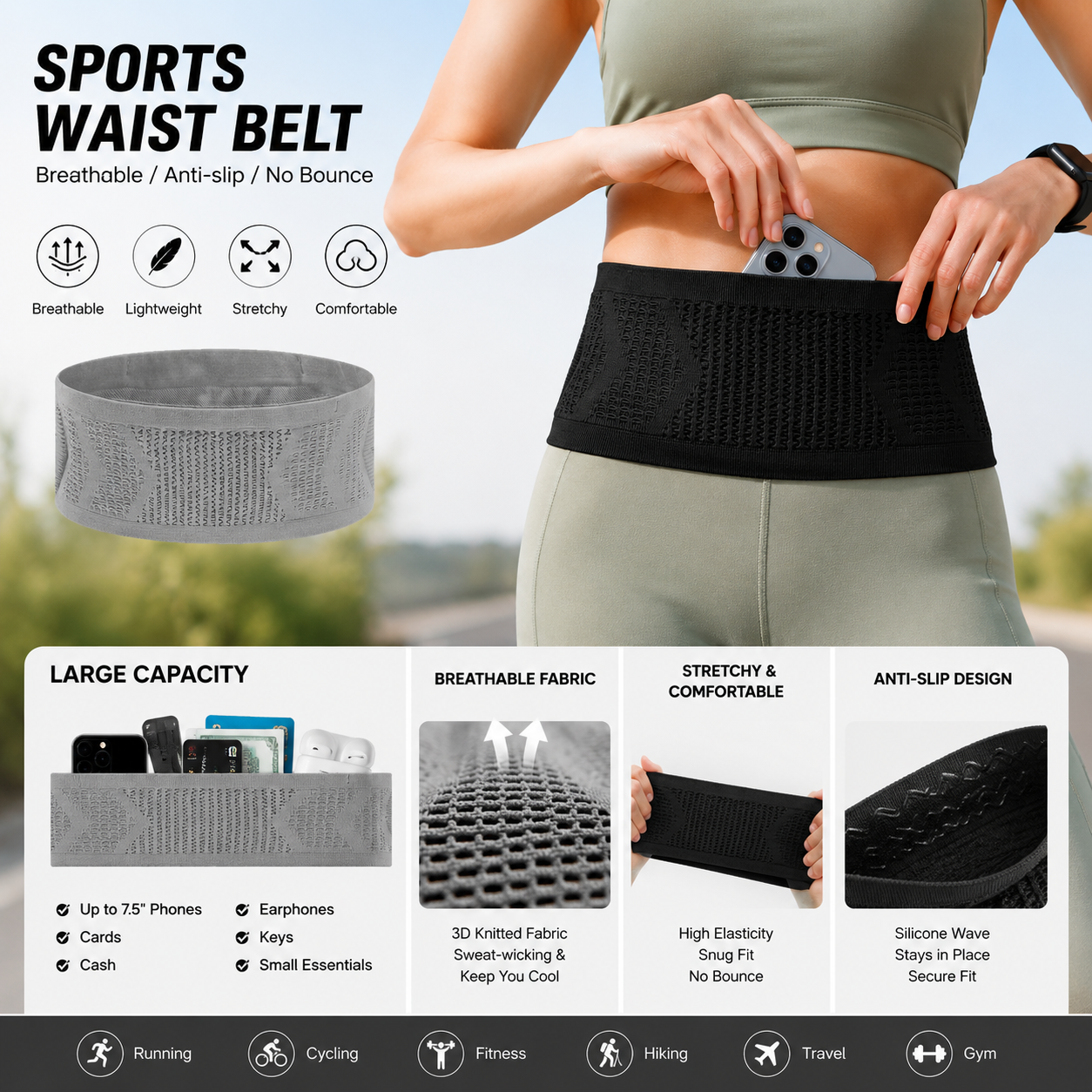 Invisible Anti-Theft Running W - Ultra Cycling Gear reseña y precio