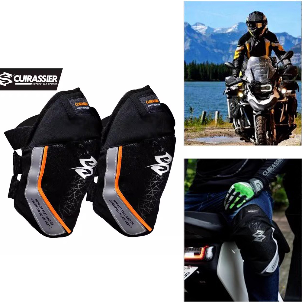 Men's Motorcycle Riding Knee G - Cycling Gear Black reseña y precio