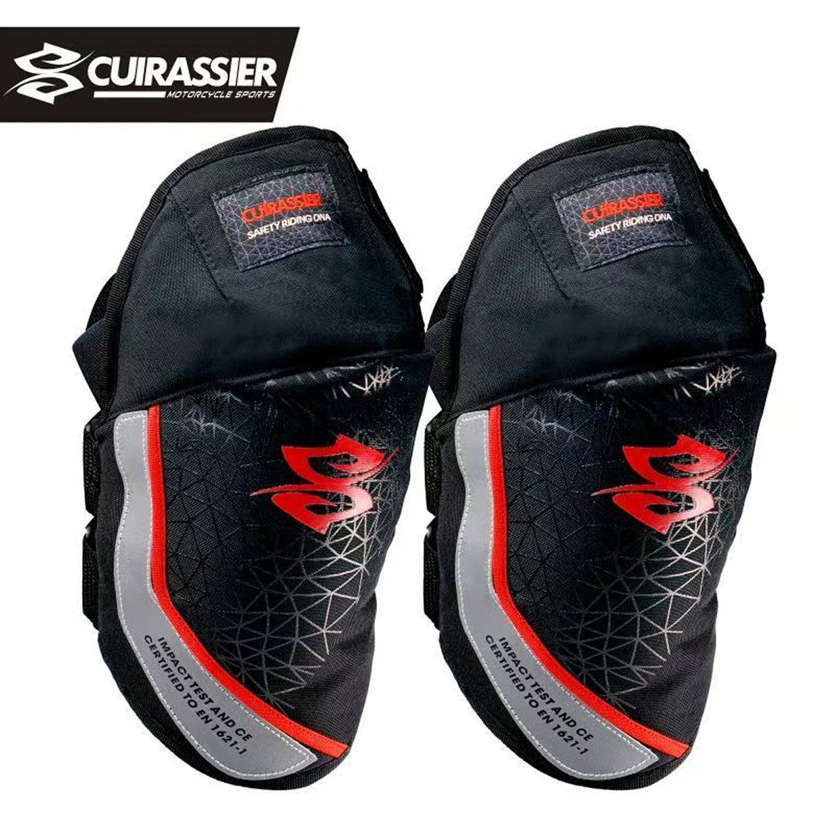 Men's Motorcycle Riding Knee G - Cycling Gear Black reseña y precio