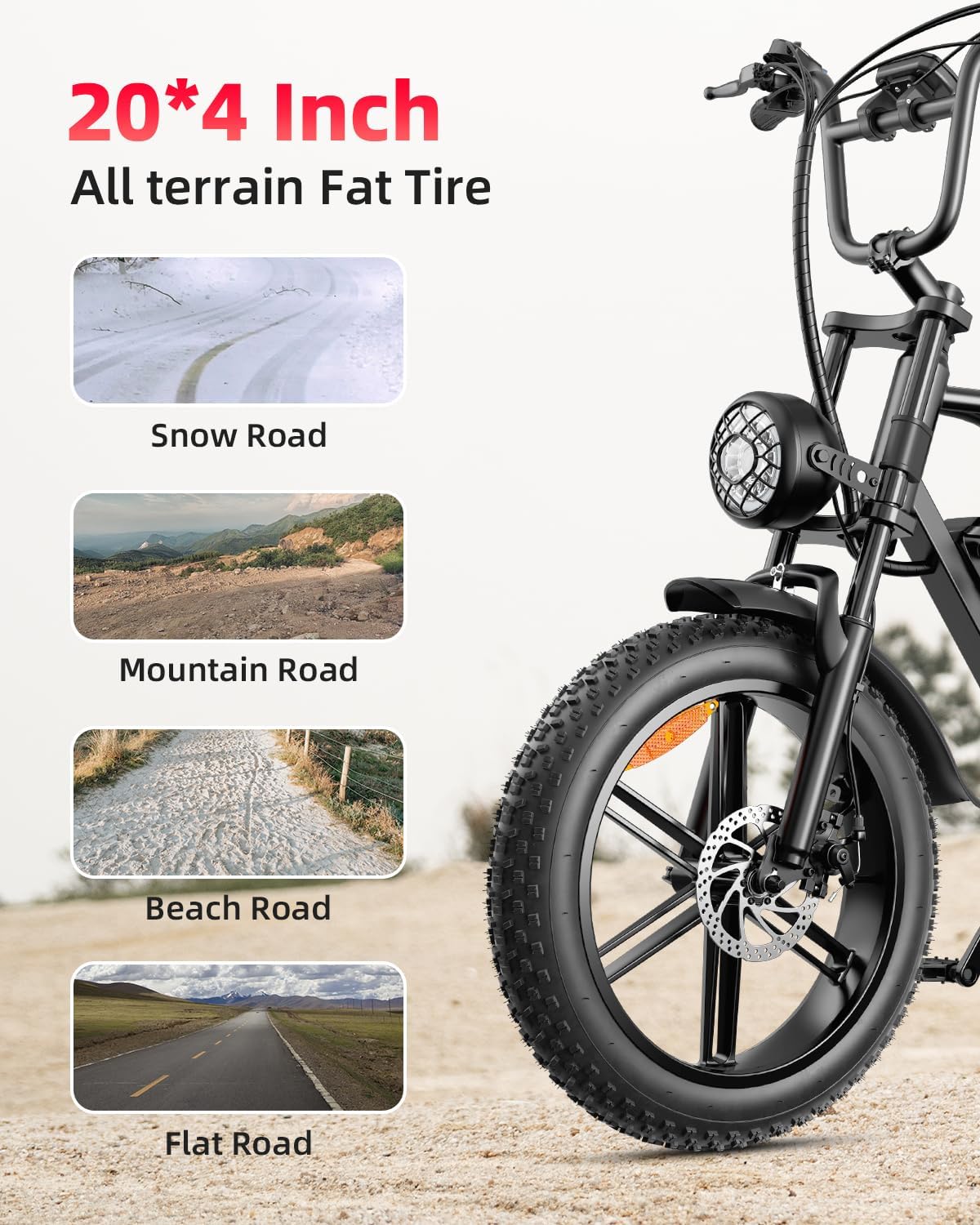 OBX G60 UK Electric Dirt Bike  - Road Bike Tire reseña y precio