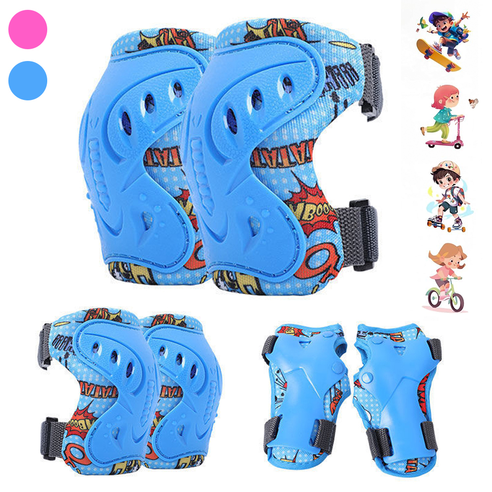 6Pcs Kids 3-12 Years Knee Elbo - Cycling Gear Of The Year reseña y precio