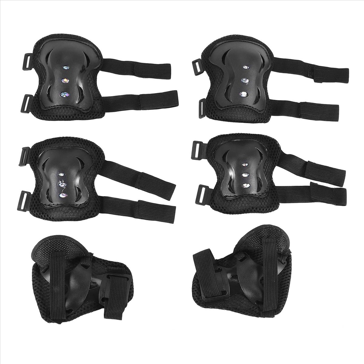 【black huodong】2X Knee Pad Elb - Cycling Gear Black reseña y precio