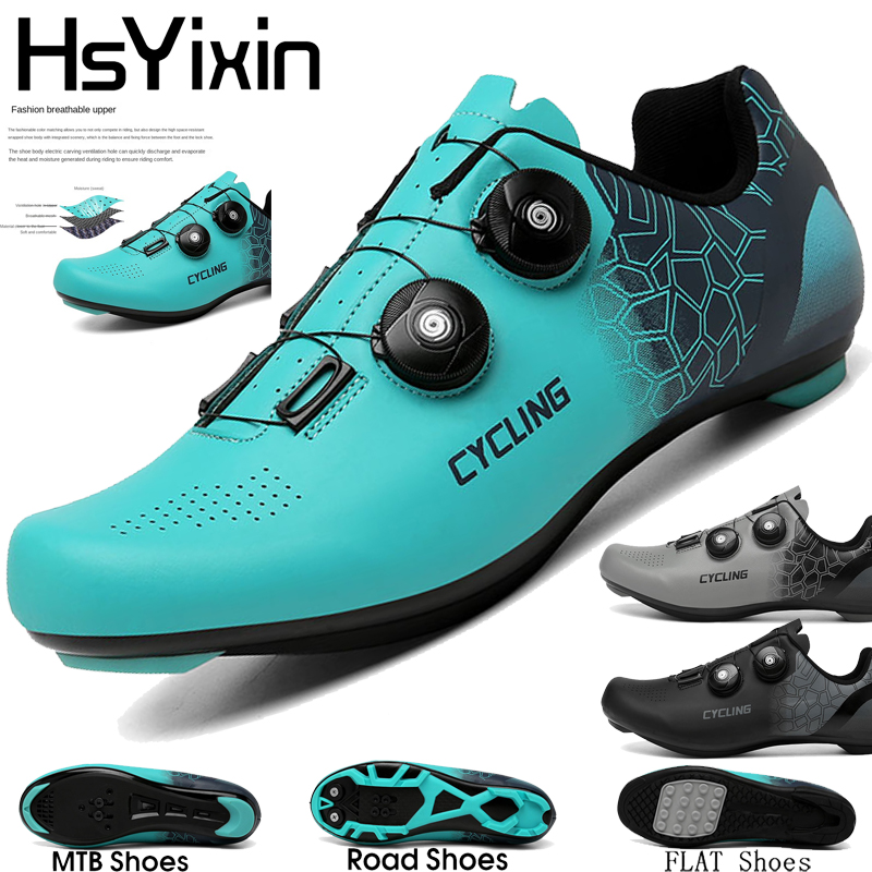 Cycling Shoes Men Breathable M - Road Bike Cleats reseña y precio