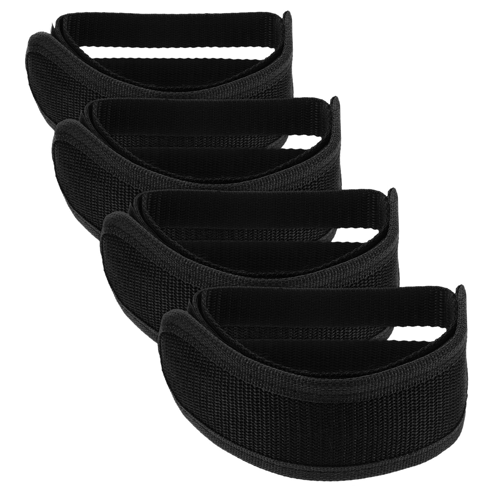 4Pcs Black Bike Pedal Straps A - Cycling Gear Black reseña y precio