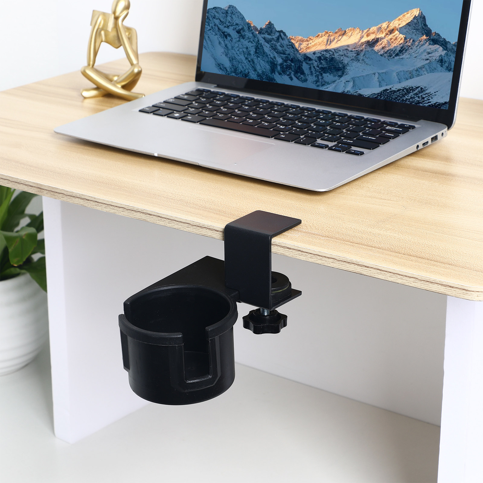 Desk Cup Holder with 180 Degre - Water Bottle Holder reseña y precio